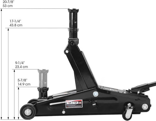 Black Jack 3 Ton Hydraulic Floor Jack, W83006B