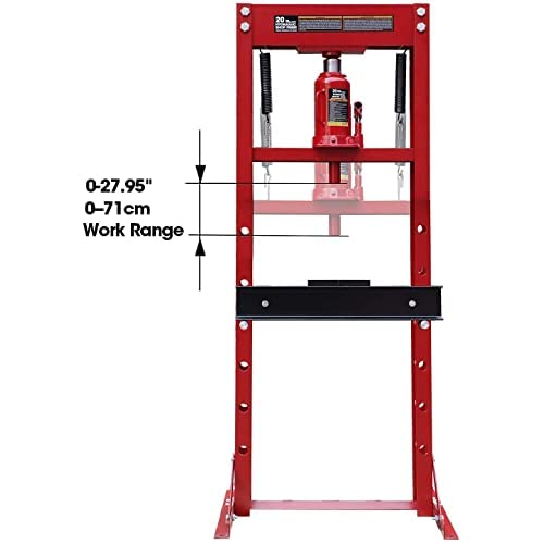 Big Red 20 Ton Hydraulic Shop Press, TY20011 - PT02