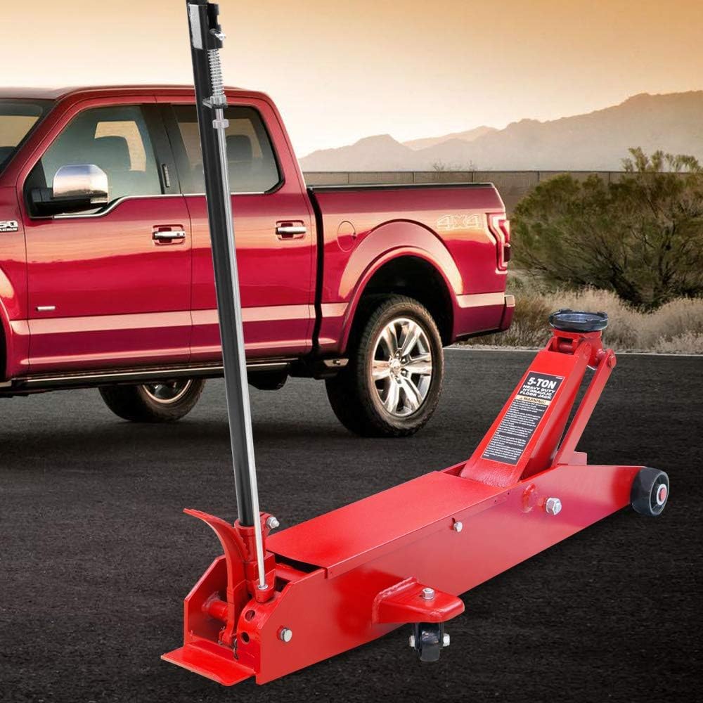 Big Red 5 Ton Heavy Duty Long Floor Jack, TR50001 - PT06