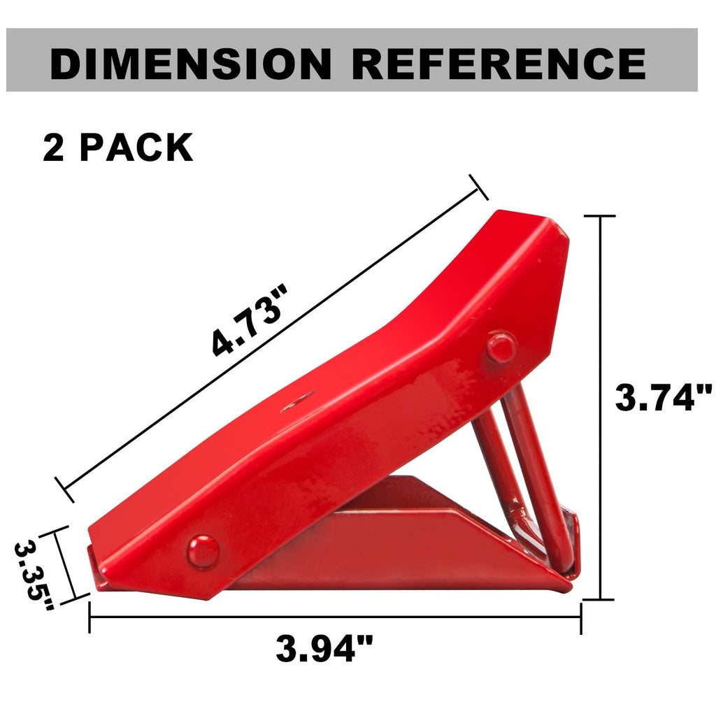 Big Red Wheel Chocks, TRF3553 - PT01