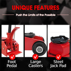 Big Red 5 Ton Heavy Duty Long Floor Jack, TR50001 - PT03