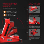 Big Red 3 Ton Hydraulic Floor Jack, T830025 - PT04
