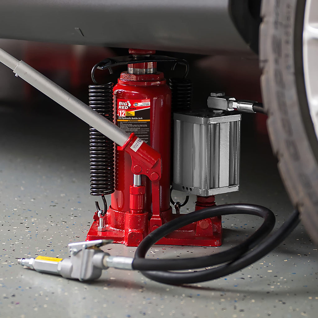 Big Red 12 Ton Pneumatic Bottle Jack, TQ12002 - PT04
