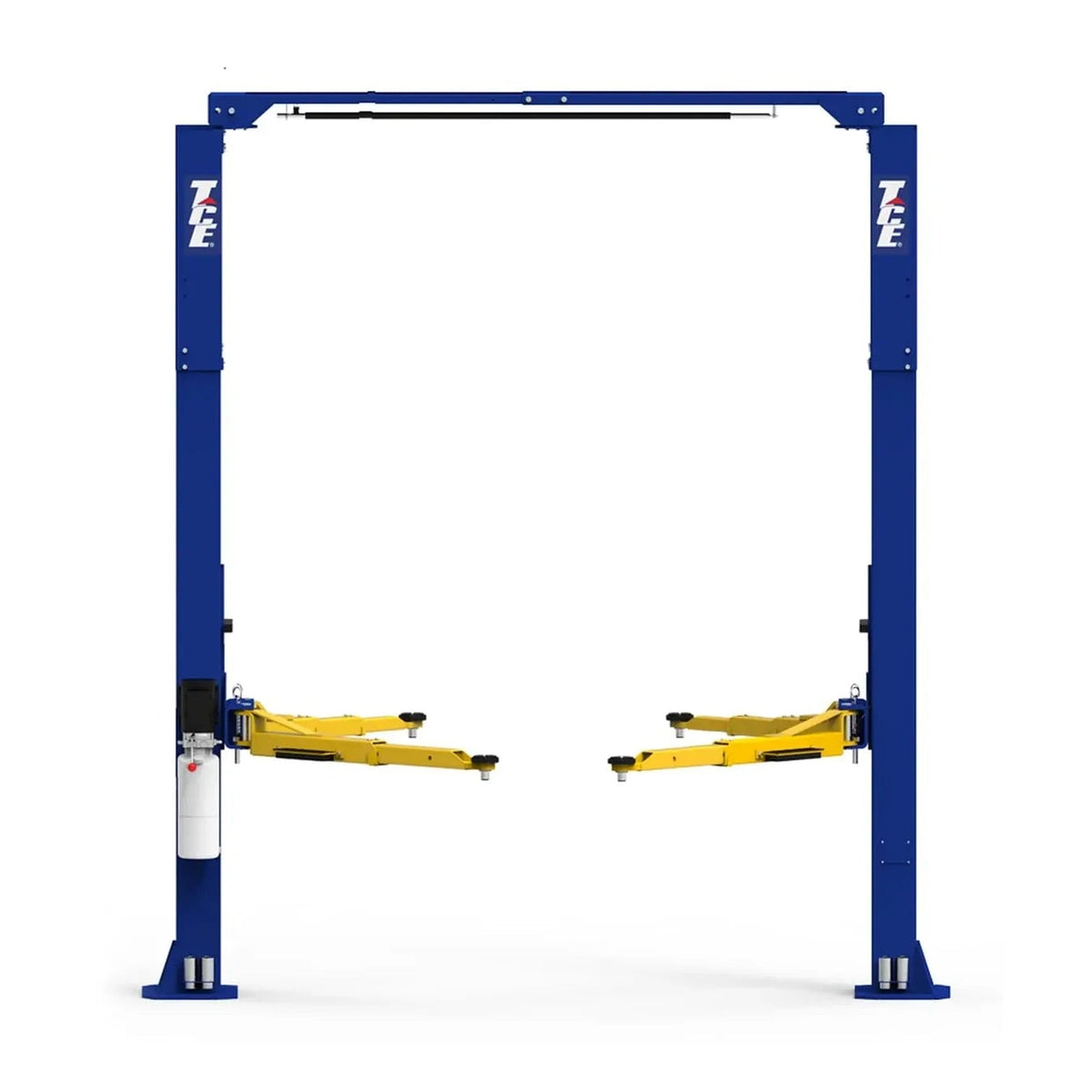 TCE ALI Certified 10,000 lb 2-Post Overhead Single Release Direct Drive Car Lift, 3-Year Warranty, QJY245DX