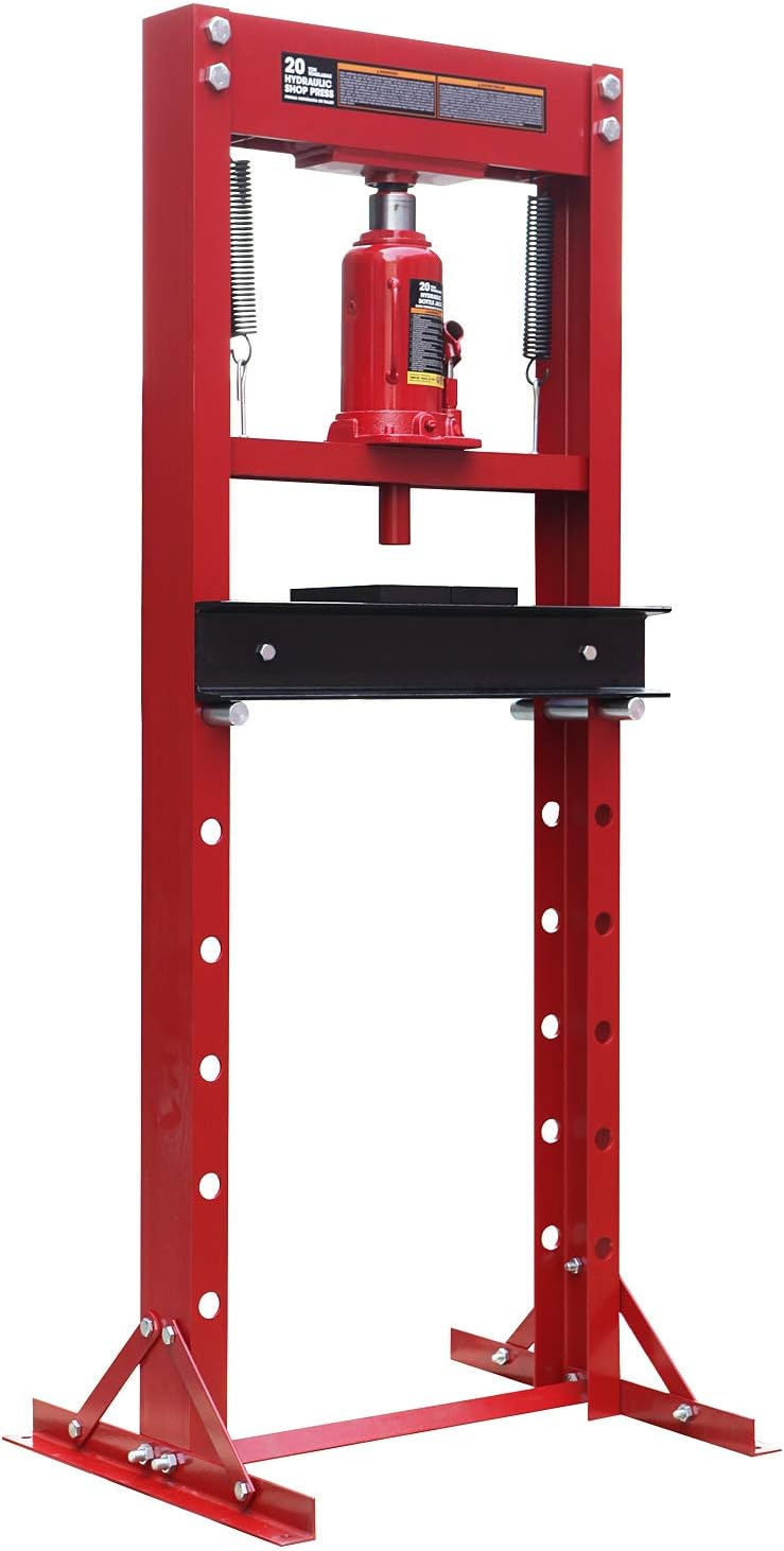 Big Red 20 Ton Hydraulic Shop Press, TY20011