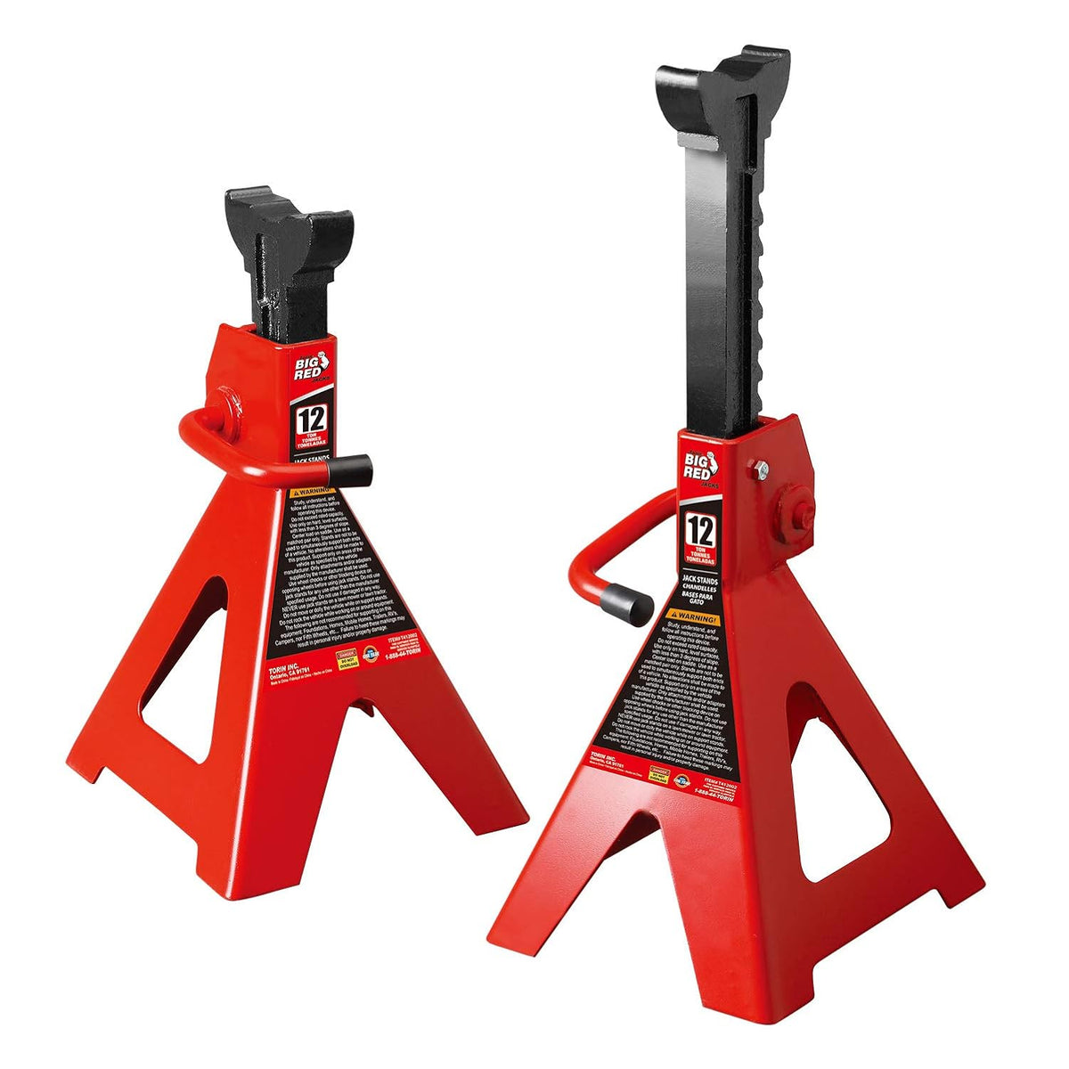 Big Red 12 Ton Jack Stands, T412002C