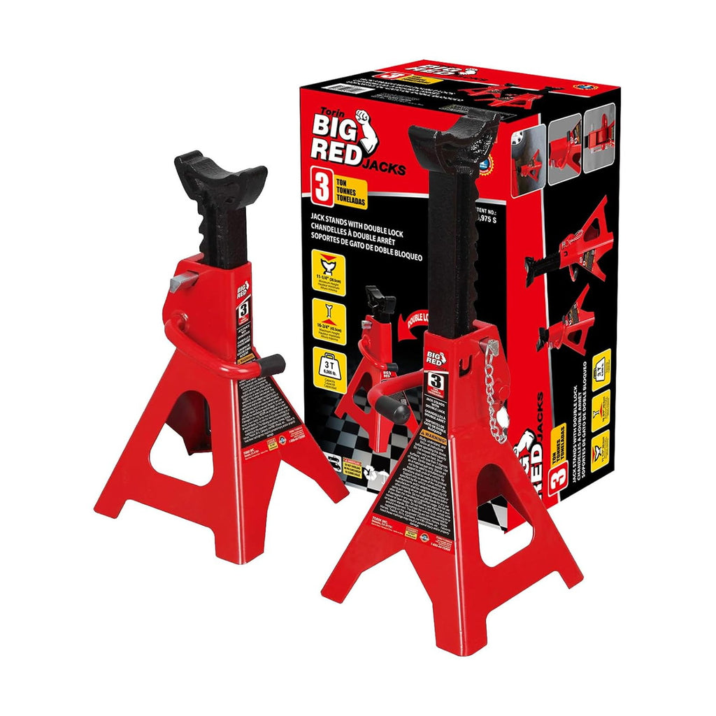 Big Red 3 Ton Jack Stands, T43002C