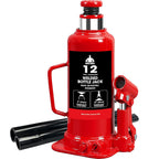 Jack Boss 12 Ton Hydraulic Bottle Jack, TH91204X
