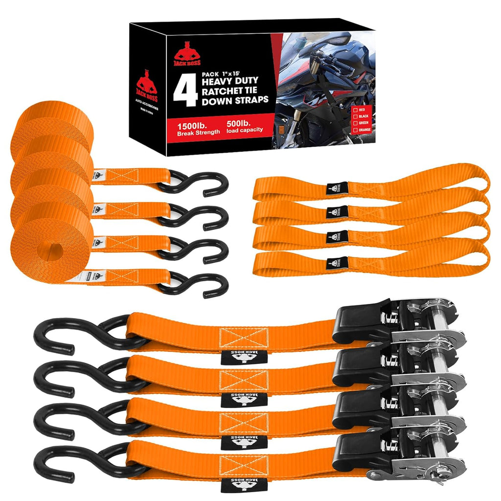 Jack Boss Ratchet Tie-Down, TRZD-OL