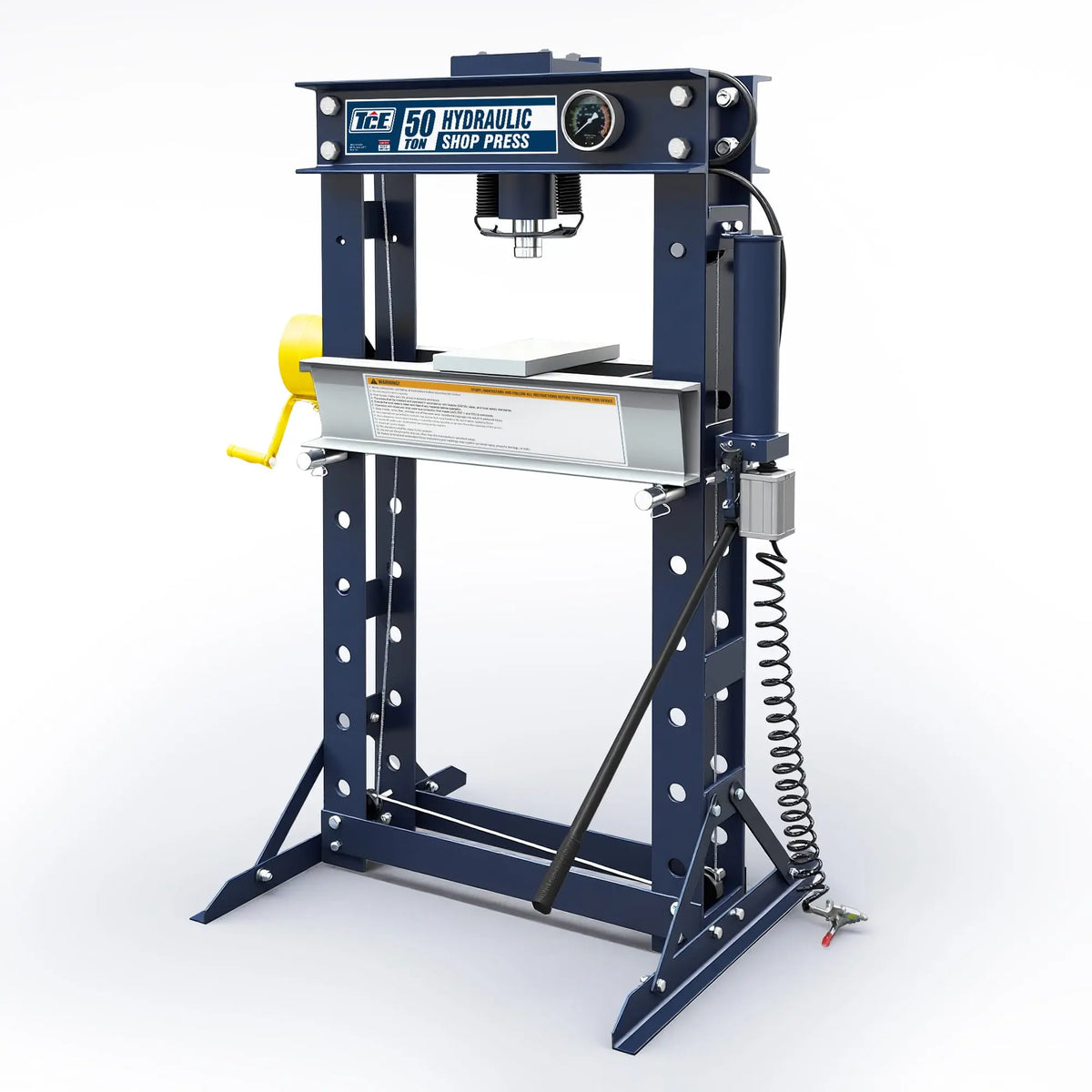 TCE 50 Ton Hydraulic Shop Press, TY50001-BL