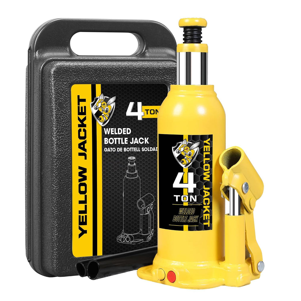 Yellow Jacket 4 Ton Hydraulic Bottle Jack, TH90404CS