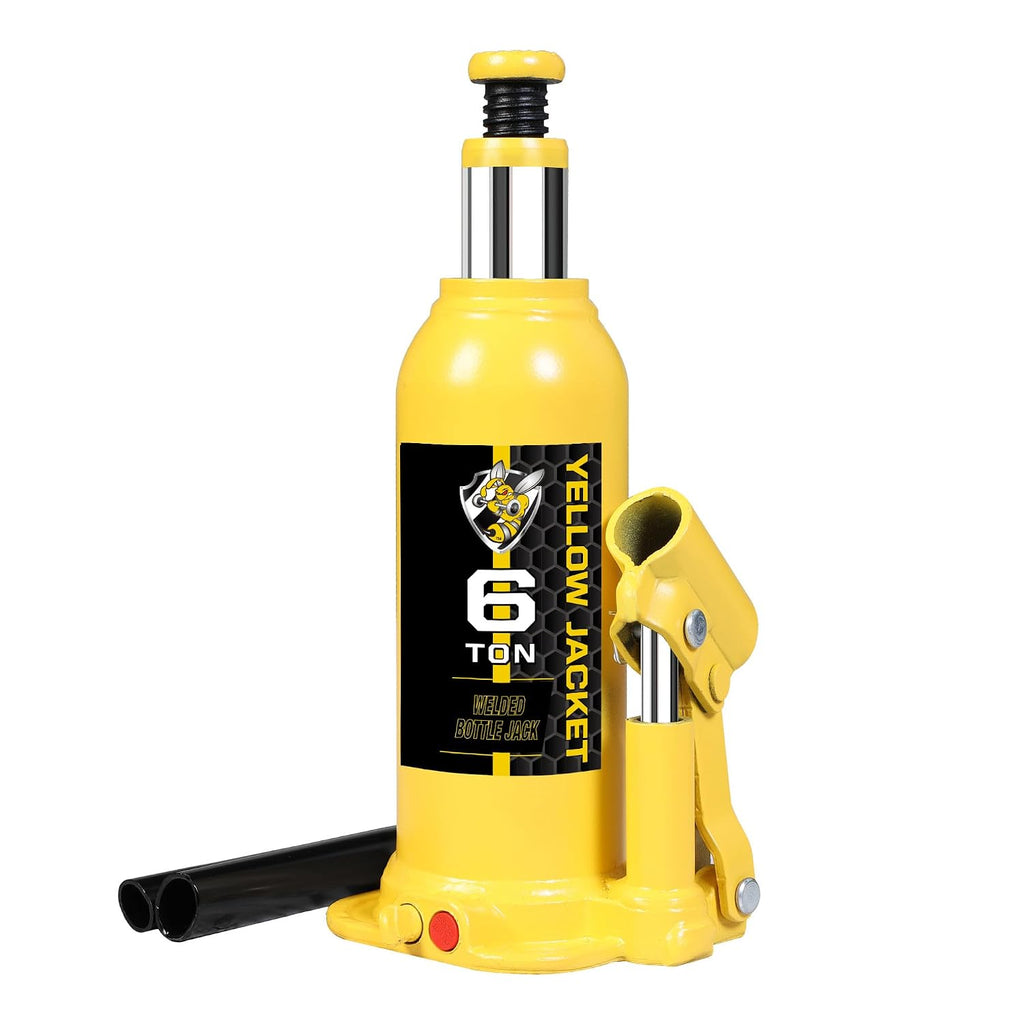 Yellow Jacket 6 Ton Hydraulic Bottle Jack, TH90604C